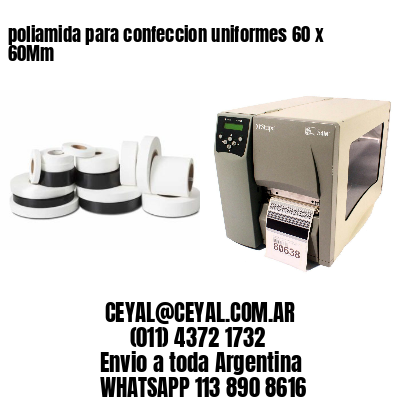 poliamida para confeccion uniformes 60 x 60Mm