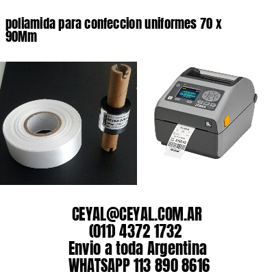 poliamida para confeccion uniformes 70 x 90Mm
