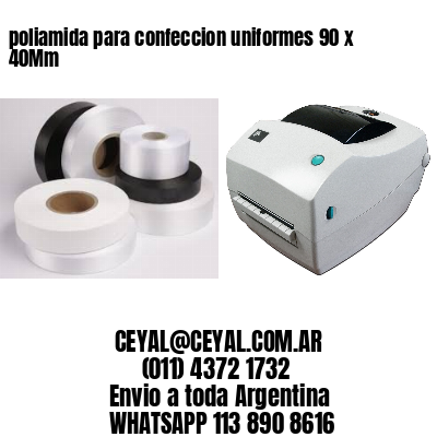 poliamida para confeccion uniformes 90 x 40Mm