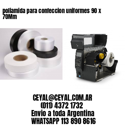 poliamida para confeccion uniformes 90 x 70Mm