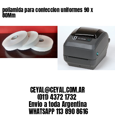 poliamida para confeccion uniformes 90 x 80Mm