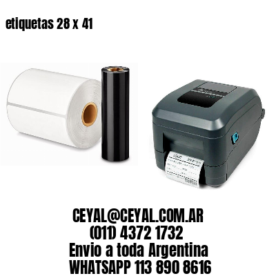 etiquetas 28 x 41