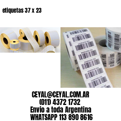 etiquetas 37 x 23