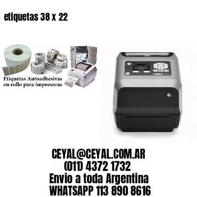 etiquetas 38 x 22