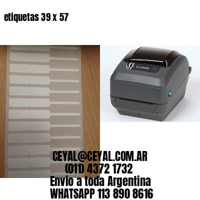 etiquetas 39 x 57