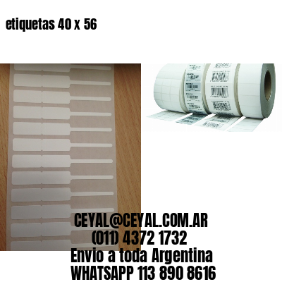 etiquetas 40 x 56