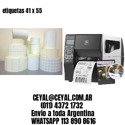etiquetas 41 x 55
