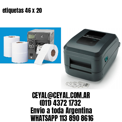 etiquetas 46 x 20