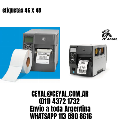 etiquetas 46 x 48