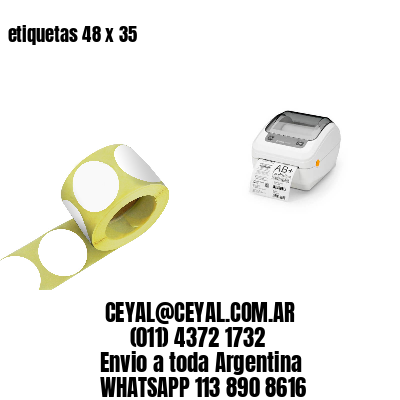etiquetas 48 x 35