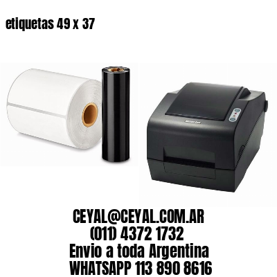 etiquetas 49 x 37