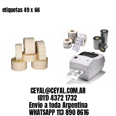 etiquetas 49 x 66