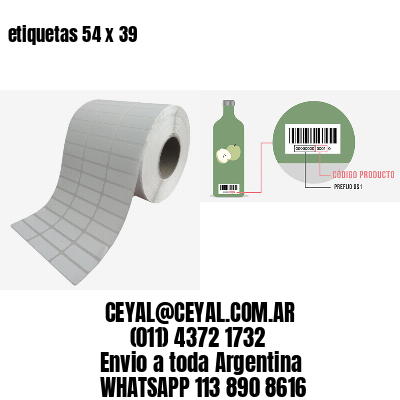 etiquetas 54 x 39