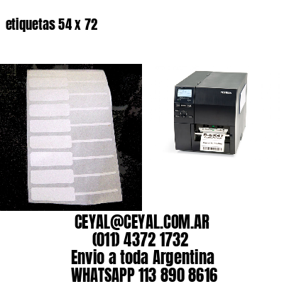 etiquetas 54 x 72