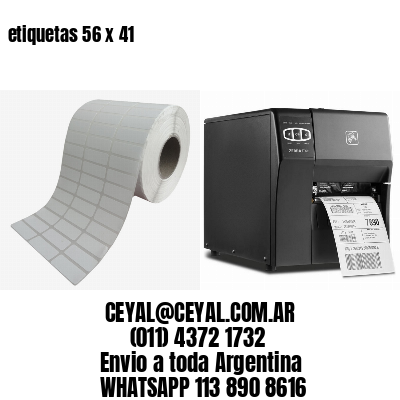 etiquetas 56 x 41