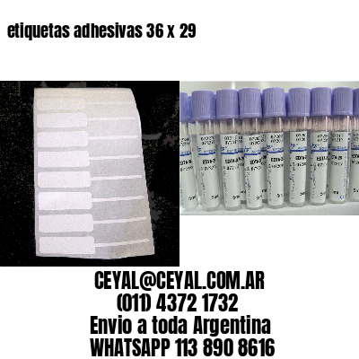 etiquetas adhesivas 36 x 29