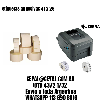 etiquetas adhesivas 41 x 29
