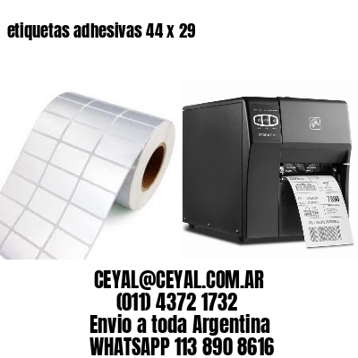 etiquetas adhesivas 44 x 29