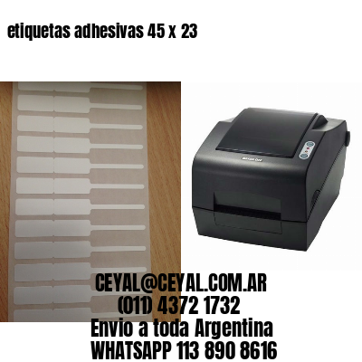 etiquetas adhesivas 45 x 23