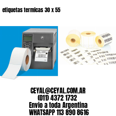 etiquetas termicas 30 x 55