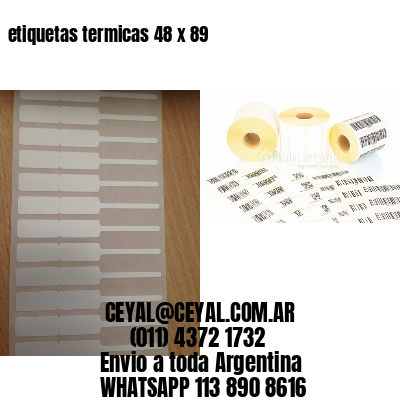 etiquetas termicas 48 x 89