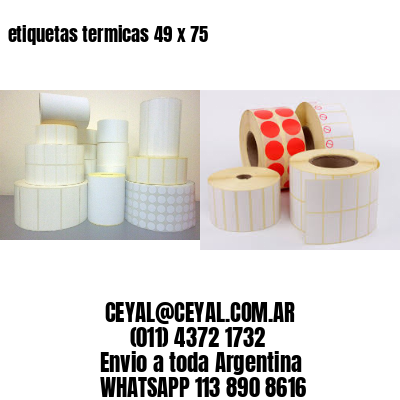 etiquetas termicas 49 x 75