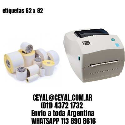 etiquetas 62 x 82
