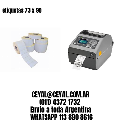 etiquetas 73 x 90