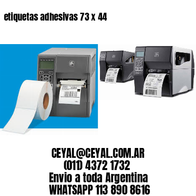 etiquetas adhesivas 73 x 44