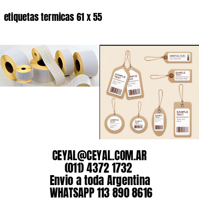 etiquetas termicas 61 x 55