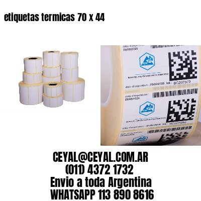 etiquetas termicas 70 x 44