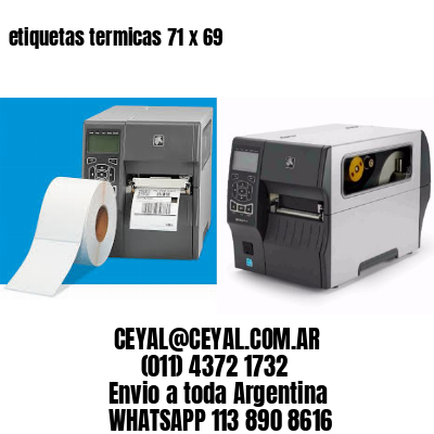 etiquetas termicas 71 x 69