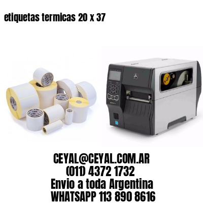 etiquetas termicas 20 x 37