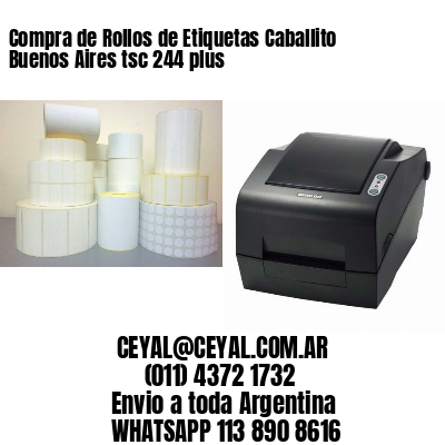 Compra de Rollos de Etiquetas Caballito Buenos Aires tsc 244 plus