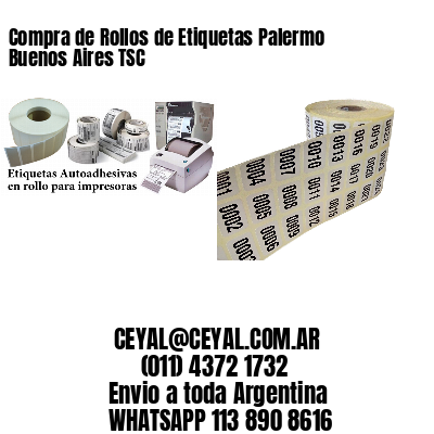 Compra de Rollos de Etiquetas Palermo  Buenos Aires TSC