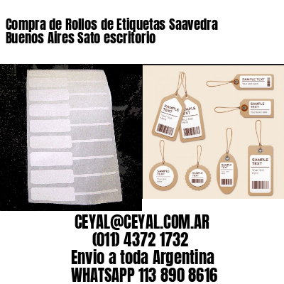 Compra de Rollos de Etiquetas Saavedra  Buenos Aires Sato escritorio