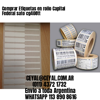 Comprar Etiquetas en rollo Capital Federal sato cg408tt
