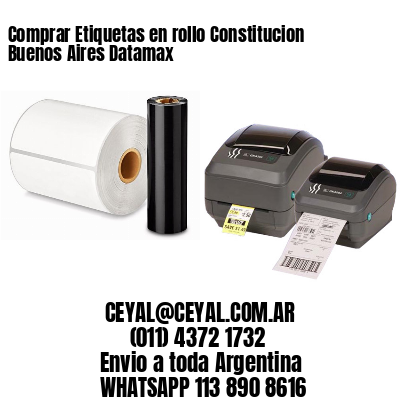 Comprar Etiquetas en rollo Constitucion  Buenos Aires Datamax