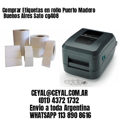 Comprar Etiquetas en rollo Puerto Madero  Buenos Aires Sato cg408