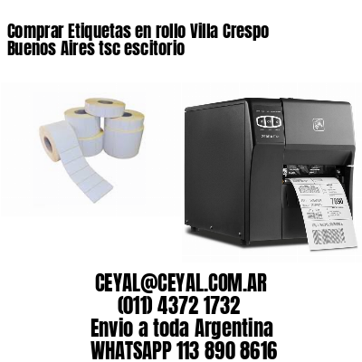 Comprar Etiquetas en rollo Villa Crespo  Buenos Aires tsc escitorio