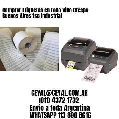 Comprar Etiquetas en rollo Villa Crespo  Buenos Aires tsc industrial