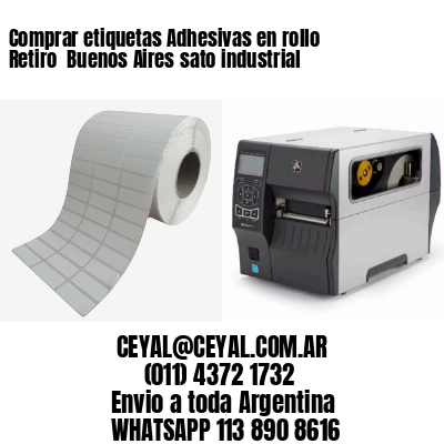 Comprar etiquetas Adhesivas en rollo Retiro  Buenos Aires sato industrial