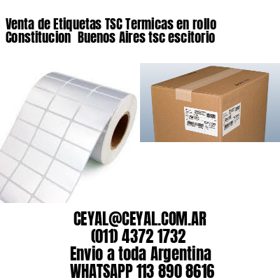 Venta de Etiquetas TSC Termicas en rollo Constitucion  Buenos Aires tsc escitorio