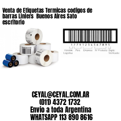 Venta de Etiquetas Termicas codigos de barras Liniers  Buenos Aires Sato escritorio