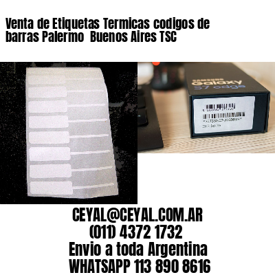Venta de Etiquetas Termicas codigos de barras Palermo  Buenos Aires TSC