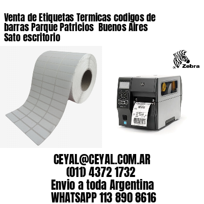 Venta de Etiquetas Termicas codigos de barras Parque Patricios  Buenos Aires Sato escritorio