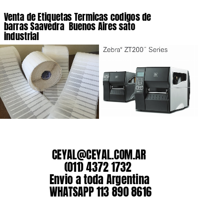 Venta de Etiquetas Termicas codigos de barras Saavedra  Buenos Aires sato industrial