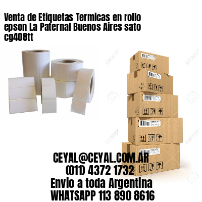 Venta de Etiquetas Termicas en rollo epson La Paternal Buenos Aires sato cg408tt