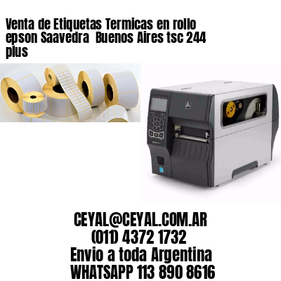 Venta de Etiquetas Termicas en rollo epson Saavedra  Buenos Aires tsc 244 plus