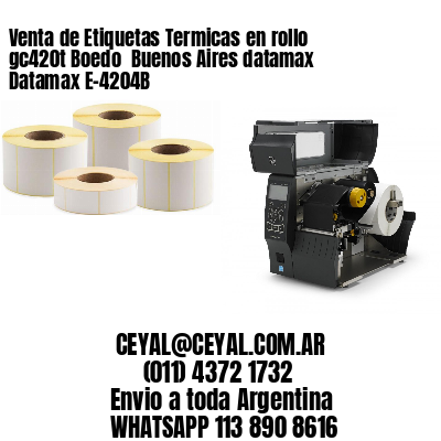 Venta de Etiquetas Termicas en rollo gc420t Boedo  Buenos Aires datamax Datamax E-4204B